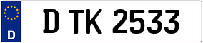 Truck License Plate
